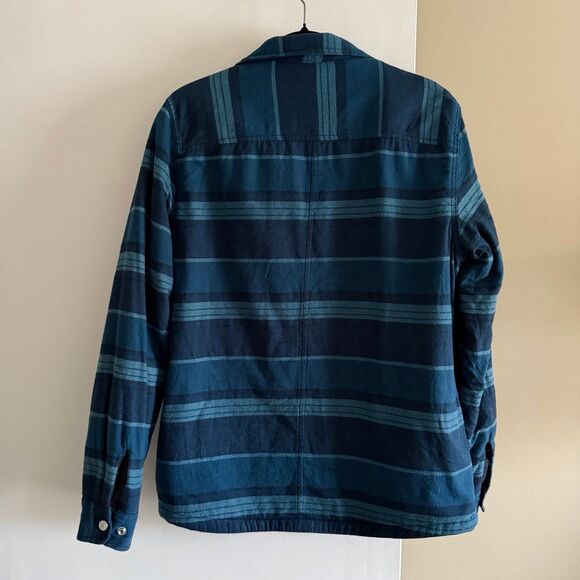 The North Face Men’s Campshire Shirt Sherpa Fleece Lined Jacket Blue Small EUC - Picture 6 of 12